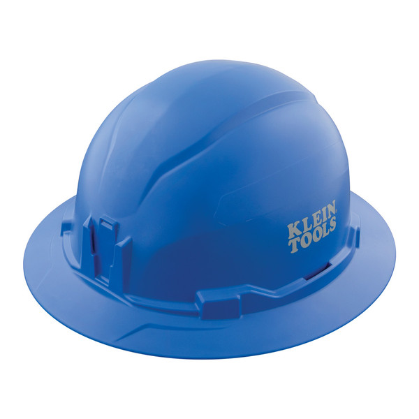 Klein Tools 60249 Hard Hat, Non-Vented, Full Brim Style, Blue