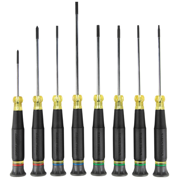 Klein Tools 85617 Precision Screwdriver Set, Slotted, Phillips, and TORX® 8-Piece