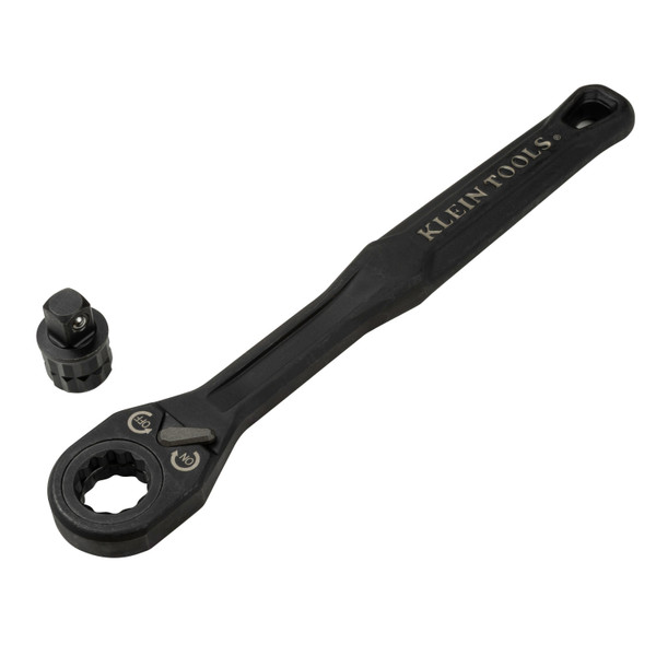 Klein Tools 65408ADP KNECT (M) Pass Through Ratchet and 3/8-Inch Drive Socket Adapter Set