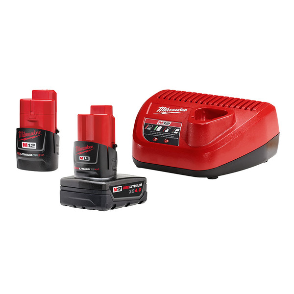 Milwaukee 48-59-2424 M12 CP2.0/XC4.0 Starter Pack