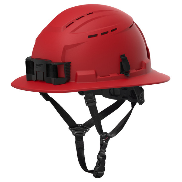 Milwaukee 48-73-1658 RED FULL BRIM HELMET VNT CLASS C