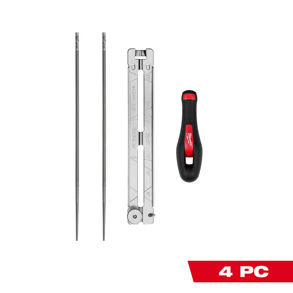 Milwaukee 49-16-2881 4pc 5/32" Chain Sharpen Set