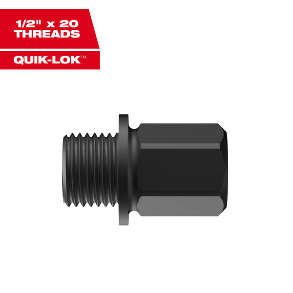 Milwaukee 49-56-7573 5PK SM Thread QUIK-LOK Adapters