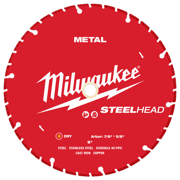 Milwaukee 49-93-7825 9 Metal Cutting Diamond Blade