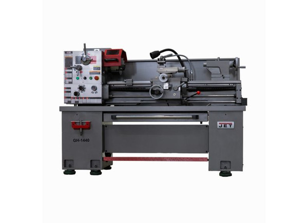 GH-1440-3; 14x40 Gear Head Lathe w/ Collet Closer, Taper Attachment Kit 460V