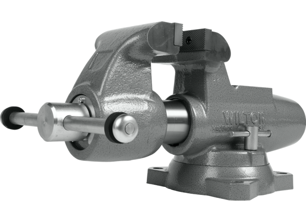 500S Machinist 5 inJaw Round Channel Vise with Swivel Base