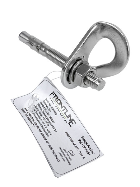 Frontline COFA01+COFA01RB Frontline Stainless Steel Flange Anchor with Bolt
