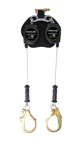 Frontline RPG082RLE Frontline RPG082RLE Leading Edge Cable Twin Leg 8' SRL with Steel Rebar Hook Ends