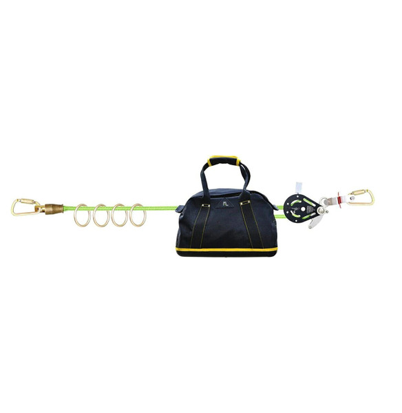 Frontline HLK1004 Frontline HLK1004 4-person 100' Adjustable Horizontal Lifeline System with 6' Anchor Straps