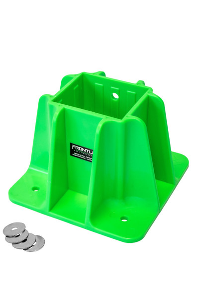 Frontline GPB200GRN Frontline GPB200 Safety Guardrail Boot Base with Hardware Included