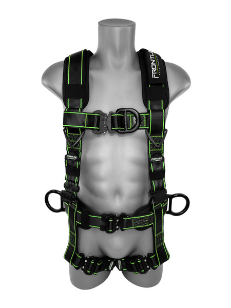 Frontline 200RE-2/3X Frontline 200RE Elite Lite Climbing/Rescue Full Body Harness with Aluminum Quick Connect Buckles