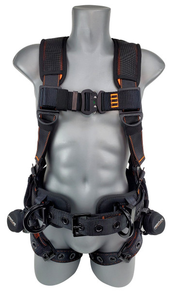 Frontline 110CTB-XL/2X Frontline 110CTB Combat Lite Full Body Harness all Aluminum Hardware and Suspension Trauma Straps