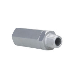 Midland Metal AF4 In-Line Tool Filter, 1/4 in FNPT Inlet, 1/4 in MNPT Outlet, Aluminum, Copper