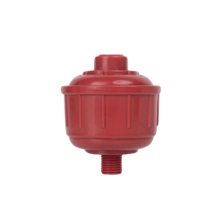 Midland Metal AF6 Spray Gun Air Filter, 1/4 in MNPT Inlet, 1/4 in FNPT Outlet, Polymer, Non-Woven