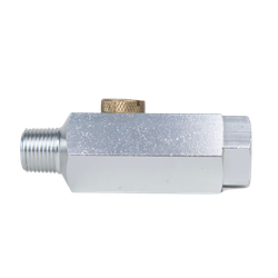 Midland Metal AL3 Air Line Lubricator, 3/8 in FNPT Inlet x 3/8 in MNPT Outlet, 300 psi Pressure