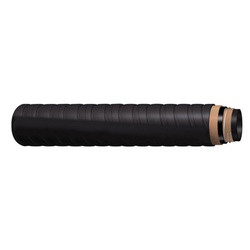 BUCHANAN RUBBER IVB-150 Industrial Vacuum Hose, 1-1/2 in Nominal, 100 ft L, 40 psi, Rubber Tube, Black