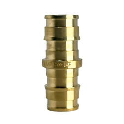Midland Metal 35033CE Cold Expansion Coupling, 1-in Cold-Expansion PEX x 1-in Cold-Expansion PEX, Lead-Free Brass