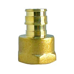 Midland Metal 35064CE Cold Expansion Female Adapter, 3/4-in Cold-Expansion PEX x 3/4-in Female NPTF, Lead-Free Brass