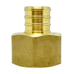 Midland Metal 35062 Female Adapter, 1/2-in PEX x 3/4-in Female NPTF, Lead-Free Brass