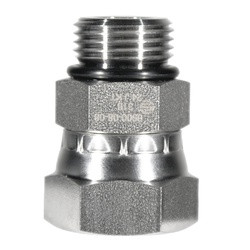 STAINLESS ADAPTERS SS6900-12-12 O-Ring Swivel Adapter, 3/4-in Male O-Ring Boss x 3/4-in Female NPSM Swivel, Stainless Steel