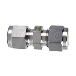 Midland Metal Mid-Lok Mid-Lok SSC240344 Union, 1/4-in Tube x 1/4-in Tube, Stainless Steel