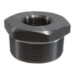 Midland Metal 107504 Hex Bushing, 1/2 in MPT x 1/4 in FPT, Steel
