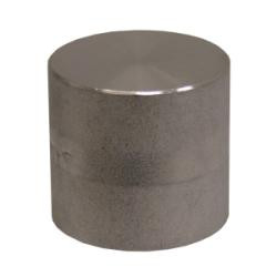 Midland Metal 103477 Cap, 1-1/2 in Threaded, Stainless Steel, 3000 lb