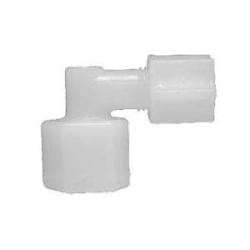 Midland Metal 17254P 90-deg Elbow, 1/4-in Compression x 1/4-in Female NPT, Polypropylene