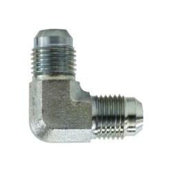 Midland Metal 250020 90-deg Union Elbow, 1-1/4-in Male JIC x 1-1/4-in Male JIC, Steel