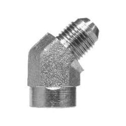 Midland Metal 25051616 45-deg Elbow, 1-in Male JIC x 1-in Female NPTF, Steel