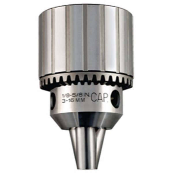 Alfa Tools 1/8"-5/8" JACOBS TAPER MOUNTED HEAVY DUTY CHUCK WITH POSITIVE DRIVE SLOT