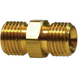 ANDERSON METALS 07656-0606 Ballseat Union Weld Adapter, 3/8-in NPSM x 3/8-in NPSM, Brass