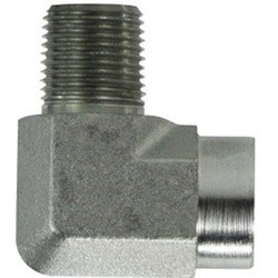 Midland Metal 550232 90-deg Street Pipe Elbow, 2-in Male NPTF x 2-in Female NPTF, Steel