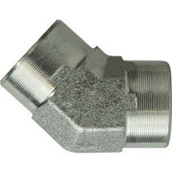 Midland Metal 5505-24-24 45-deg Pipe Elbow, 1-1/2-in Female NPTF x 1-1/2-in Female NPTF, Steel
