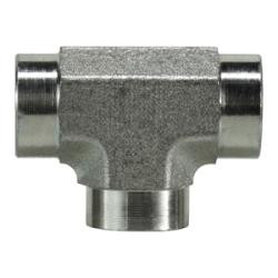 Midland Metal 560524 Tee, 1-1/2-in Female NPTF x 1-1/2-in Female NPTF x 1-1/2-in Female NPTF, Steel