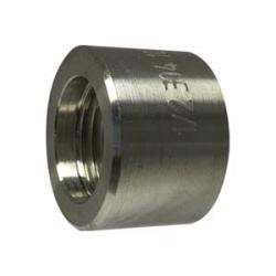 Midland Metal 62775B1 Barstock Half Coupling, 1 in FPT x 1 in Butt Weld, Stainless Steel