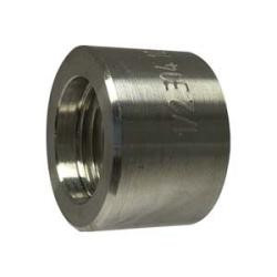 Midland Metal 63775B1 Barstock Half Coupling, 1 in FPT x 1 in Butt Weld, Stainless Steel