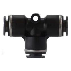 Midland Metal 640300C D.O.T Union Tee, 3/16-in Push-to-Connect x 3/16-in Push-to-Connect x 3/16-in Push-to-Connect, Composite Body