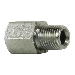 Midland Metal 64042424 Straight Adapter, 1-1/2-in Female O-Ring Boss x 1-1/2-in Male NPTF, Steel