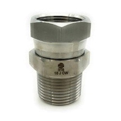 STAINLESS ADAPTERS SS1404-32-32 Swivel Adapter, 2-in Male NPTF x 2-in Female NPSM Swivel, Stainless Steel