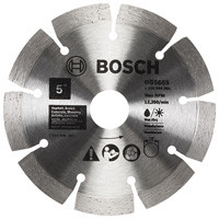 Bosch DB565S 5 In. Standard Segmented Rim Diamond Blade for Soft Materials