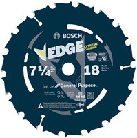 Bosch DCB718B25 25 pc. 7-1/4 In. 18 Tooth Edge Portable Saw Blades Fast Cut (Bulk)