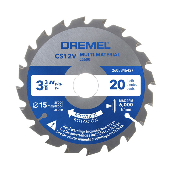 Dremel CS600 Blueprint Multi-Material Compact Saw Blade with Carbide Tips
