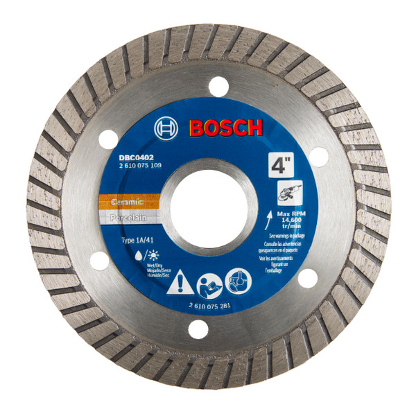 Bosch DBC0402 4 In. Premium Continuous Rim Blade for Precise Cuts