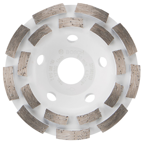 Bosch DCDR04501 4-1/2 In. Double Row Diamond Cup Wheel