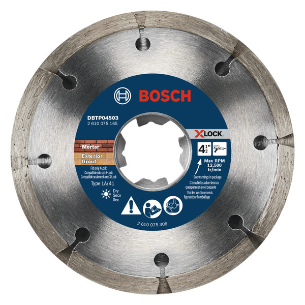 Bosch DBTP04503 4-1/2 In. X-LOCK Premium Sandwich Tuckpointing Blade
