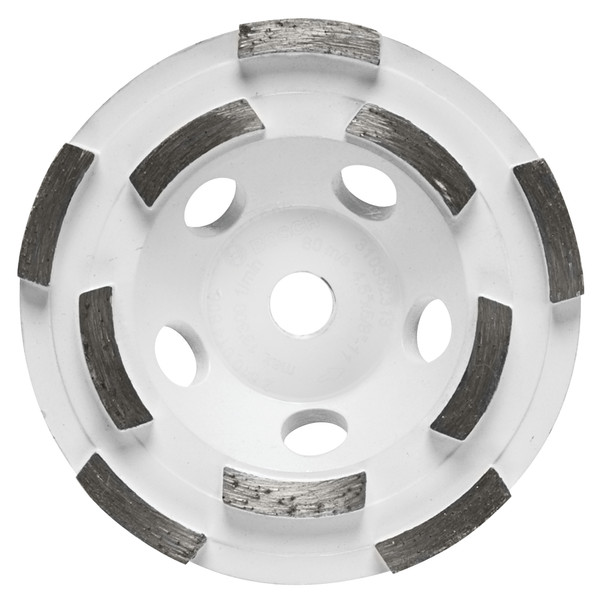 Bosch DCDR04502 4-1/2 In. Double Row Hubbed Diamond Cup Wheel
