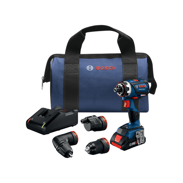 Bosch GSR18V-535FCB15 18V Drill/Driver with 5-In-1 Flexiclick System and (1) CORE18V 4 Ah Advanced Power Battery