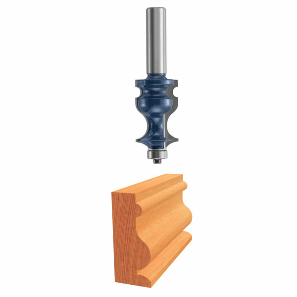 Bosch 84621M 1-1/16 In. x 1-3/4 In. Carbide Tipped Ogee and Bead Bit