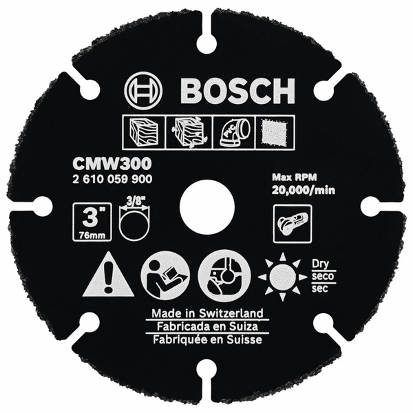 Bosch CMW300 3 In. Carbide Multi-Wheel